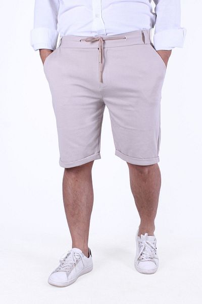 FYK KİDS Men's Pique Sand - Rubber Waist Bermuda Shorts