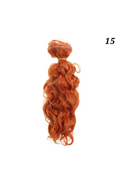 Choice 15 15*100 سم 1/6 1/4 1/3 شعر مستعار مجعد صغير للدمية، شعر مستعار بمسام...