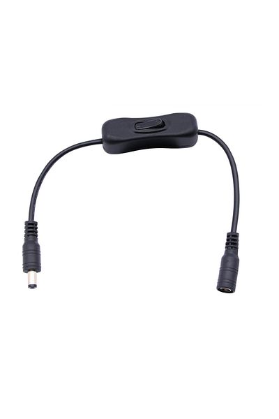 Choice 304 Switch-black Inline 304 Switch On Off With Female Male Power Cable 5.5x2.1mm Dc Connector Switch