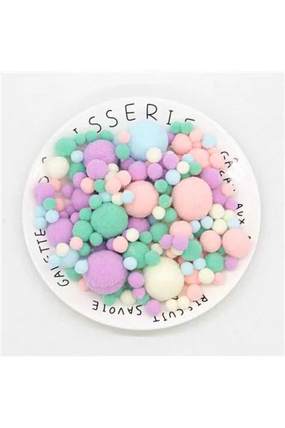 Choice Mixmixmacaron 20g Macaron Pompom Fur Balls 8mm 10mm 15mm To 30mm Pompones Diy Soft Pom Poms Craft We