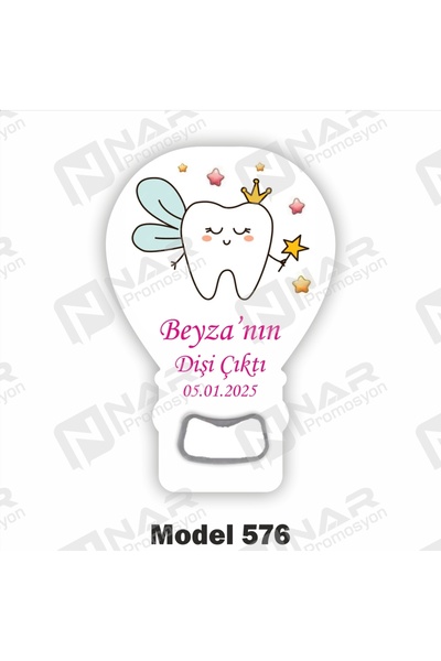 Nar Promosyon Dişi Çıktı Magnet 30 Adet Balon Açacak Magnet - Arkası Mıknatıs...