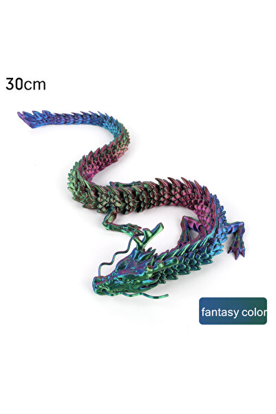 Choice زينة تنين ثلاثية الأبعاد مطبوعة بطول 30 سم، رسوم متحركة متحركة، نباتات تنين إبداعية، نباتات صخرية