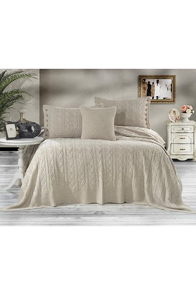coton doux Gülay Knitwear Bed Set 240 X 260 (Tas)