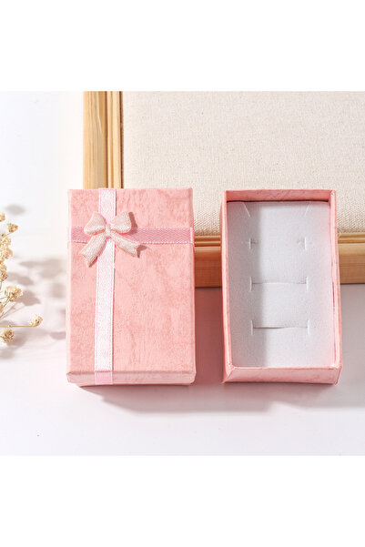 Choice صندوق مجوهرات وردي مقاس 5*8 سم، علب تغليف المجوهرات، صناديق الخواتم وا...