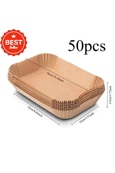 Choice 50PCS Disposable Air Fryer Paper Non-Stick Kitchen Baking Airfryer Mat...