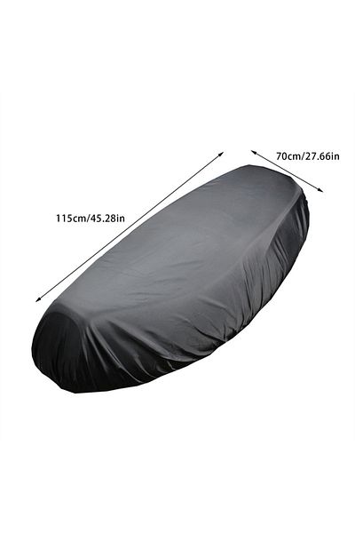 Choice Black 2xl Motorcycle Seat Cover Waterproof Seat Cover Universal Flexible Saddle-cover Black Sun-prot