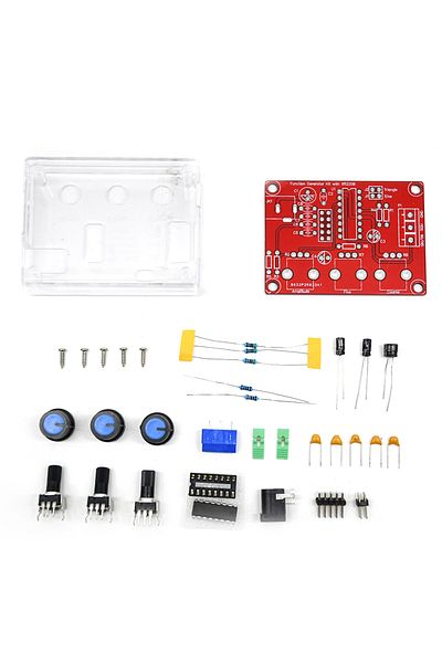 Voktta Red Xr2206 High Precision Signal Generator Diy Kit Sine Triangle Square Waves 1hz 1mhz Frequency Ran