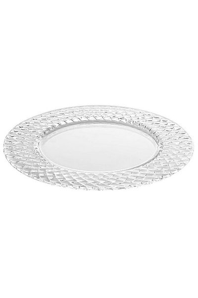 Vidivi 2-Piece Campiello High Definition Glass Charger Plate Set 32cm
