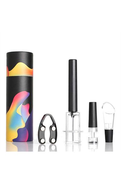 Choice 02-opener Set Wine Opener Air Pump Pressure Vacuum Wine Bottle Corkscrew Stainless Steel Pin Type Co