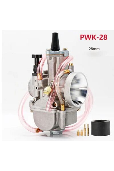 LARATH Transparent Color Pwk 21 24 26 28 30 32 34 2t 4t Motorcycle Carburetor With Power Jet For Yamaha For