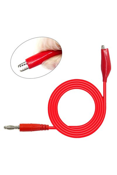 Choice 4mm Alligator Cilp To Banana Plug Test Cable Lead Connector Dual Tester Probe Crocodile Clip For ...
