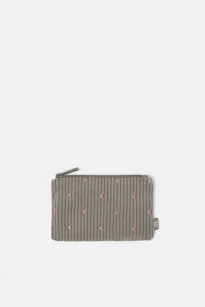 Pull & Bear Floral fabric purse