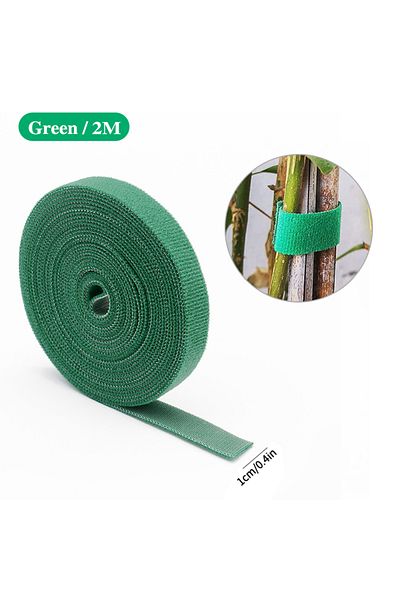 Choice 3pcs Green 3 Rolls Green Garden Twine Plant Ties Nylon Plant Bandage Garden Hook Loop Bamboo Cane Wr