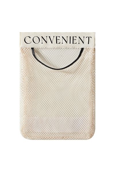 Choice Storage Bag Wall Mount Mesh Storage Bag Garbage Bag Holder Plastic Shopping Bags Dispenser Sundries