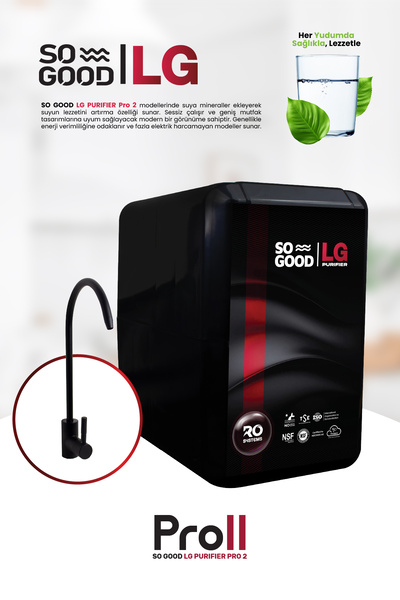 so good lgpurifier So Good LG Pro 2 Su Arıtma Cihazı Green Tech Filtre Teknol...