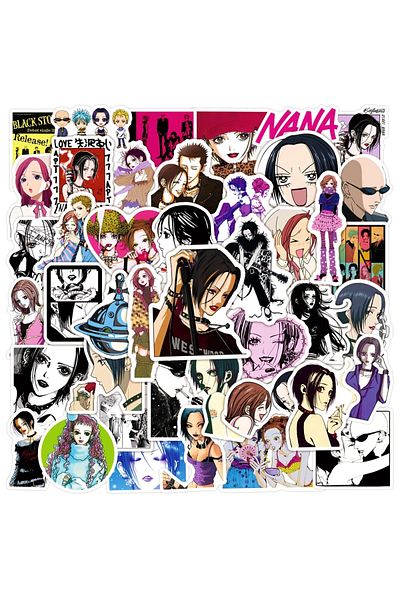 Choice 50pcs 10/30/50pcs Kawaii Komatsu Nana Anime Stickers Cool Girls Oosaki Nana Sticker Skateboard Scrap