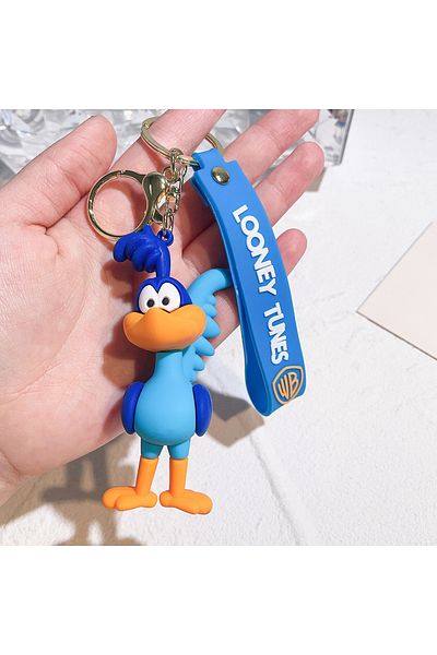 Choice 9 For Anime Cute Bugs Rabbit Keychain Cartoon Personality Epoxy Bag Pendant Key Chain Small Gift Cr.