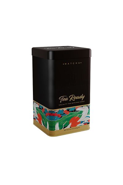 Mare Mosso Caffe ê Vendite Tea Ready Matcha Tea with Honey (Canister - 30 Spoons)
