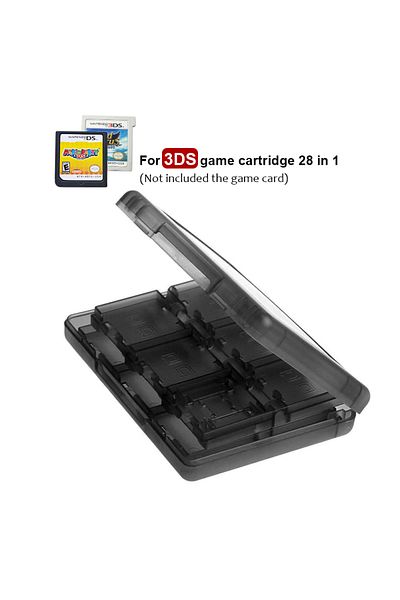 Choice For Nds 3ds Black Data Frog 28 In 1 Portable Game Cards Storage Hard Case For Nintendo New 3ds / 3ds