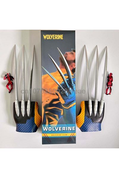Choice With Box 1:1 Wolverine Claw Figure X-men Gloves Wearable Cosplay Deadpool Anime Model Toy Collection