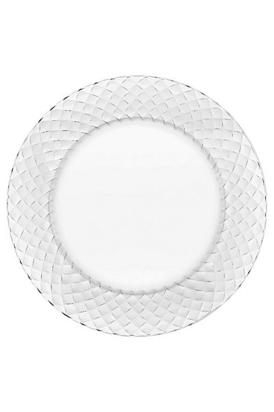 Vidivi 2-Piece Campiello High Definition Glass Charger Plate Set 32cm