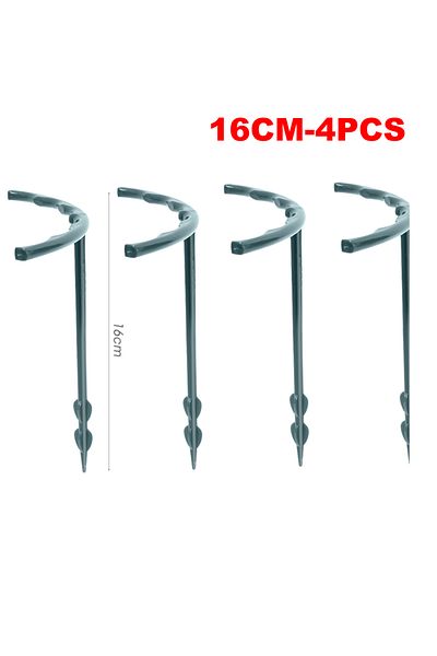 Choice 16cm-4pcs Plastic Plant Support Pile Frame Greenhouse Arrangement Semicircle Fixed Rod Indoor Flower