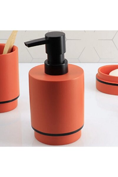 Tendance Elegant Design Round Polyresin Soap Dispenser 290ml