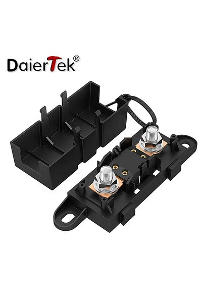 Choice 100a Daiertek Mega Fuse Block Anl Bolt-on Blade Fuse Holder Flat Type Fuse For Car Boat 80a 100a 12