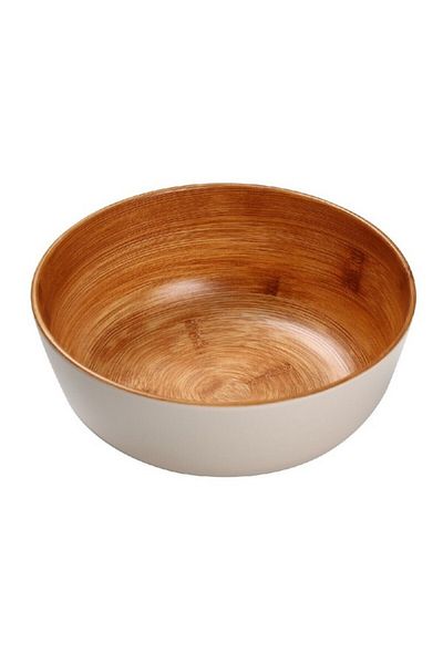 Felli Melamine and Bamboo Round Serving Bowl 15 x 5.5cm