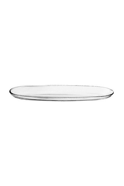 Vidivi Fenice Oval Shaped High Definition Glass Serving Platter 30 x 9.5cm