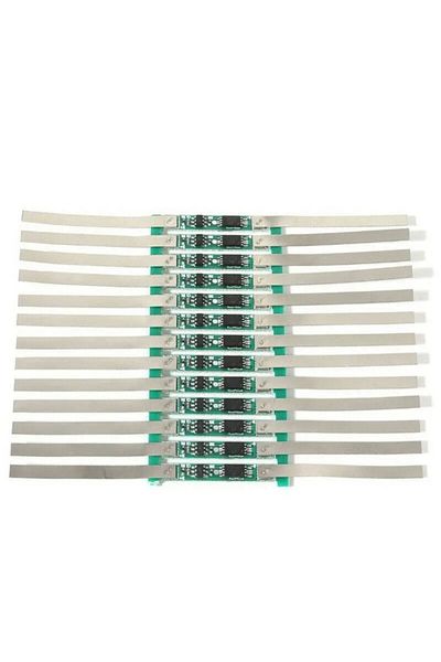 Choice 10PCS 1S 3.7V 3A li-ion BMS PCM battery protection board pcm with Belt for 18650 lithium ion li b...