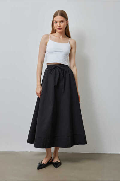 EMNORA Marina Gipeli Etek Siyah