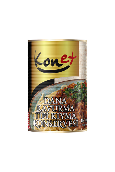 KONET Dana Kavurma Tipi Kıyma Konservesi 800g - Pratik Ve Lezzetli Hazır Yemek