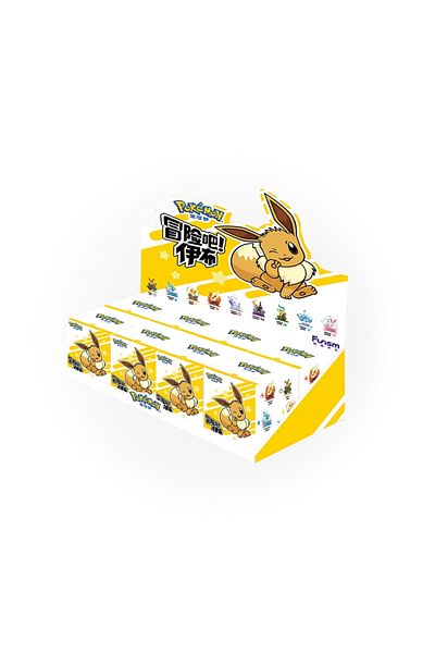 Choice Set Of 9box Anime Pokemon Funism Original Adventure Eevee Family Suit Blind Box Jolteon Sylveon Act