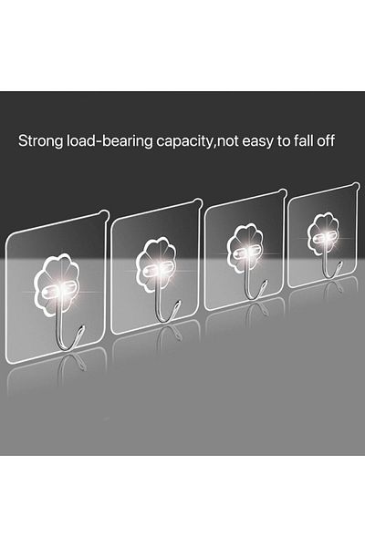Choice 10pcs 10/20/30pcs Non Punching Transparent Hook Multifunctional Household Wall Scratch Free Adhesive