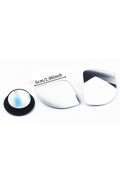 Choice 2pcs/set Adjustable HD Glass Convex Car Motorcycle Blind Spot Mirror for Parking Rear View Mirror
