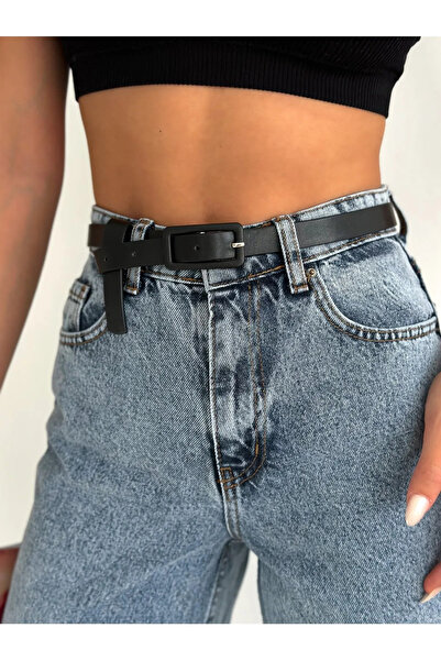 Descoin Cureaua pentru pantaloni pentru femei cu cataramă dreptunghiulară, cu...