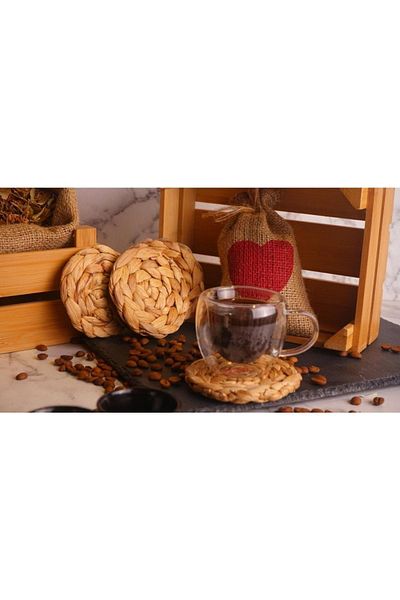 Bambum Laus - 4-Piece Round Coasters