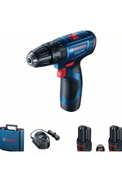 Bosch GSB 120-LI 2Ah ÇİFT AKÜLÜ DARBELİ DELME VİDALAMA