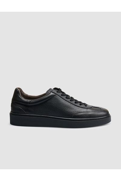 Cabani Pantofi sport pentru bărbați, 100% piele naturală, negre