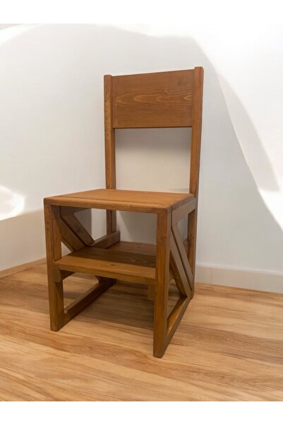 Onbaşı Merdiven Sandalye Ahşap