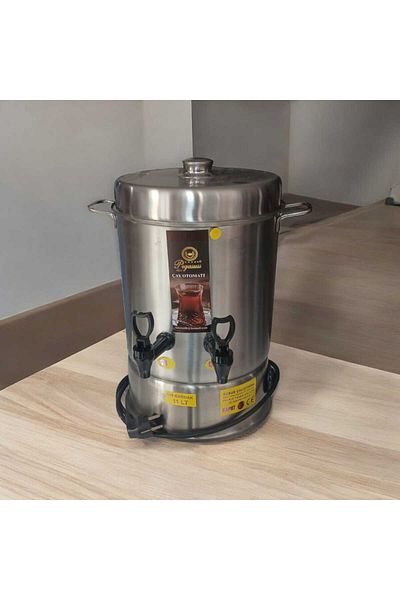 Pegasus 11 Lt Stainless Steel Samovar with Thermostat, Electric Tea Vending Machine