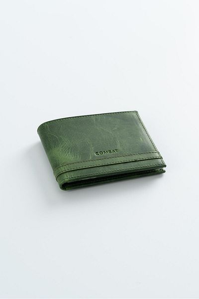 Combat Tactical Πορτοφόλι Crazy Card Holder 100% γνήσιο δέρμα - 999708