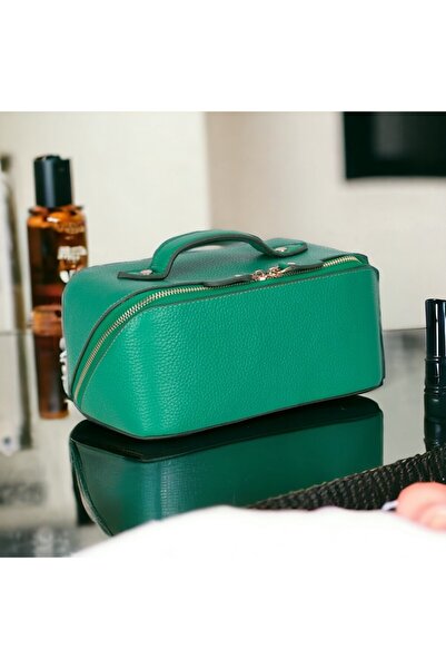 PLM Ella Women's Travel Cosmetic Care Makeup Bag Organizer Green