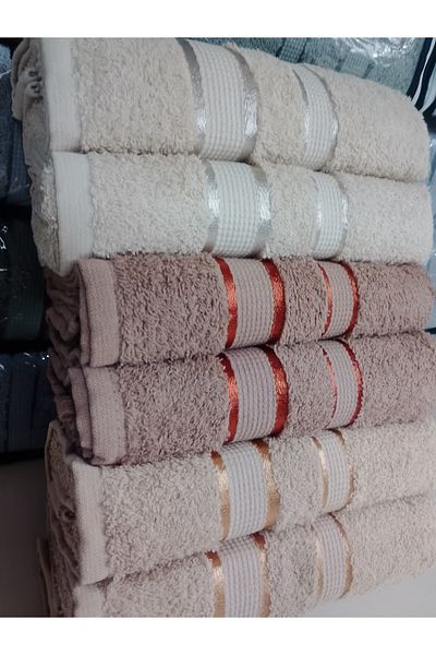 Deneme Zamanı 6 броя дебели кърпи 50x90, кърпа за ръце и лице - кърпа за коса