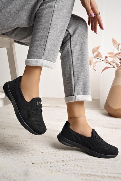 AlbiShoes Women's Mother Laceless Easy to Wear Daily Walking Ballerina Shoes Anatomical Sports Shoes