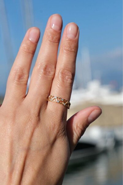 Tufanlar Kuyumculuk Altın Kalpli Yüzük