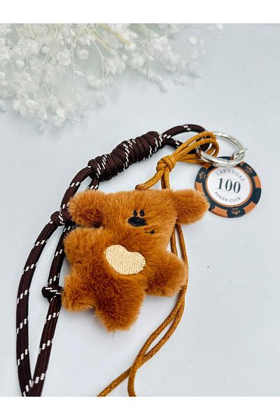 MyladyAccessoriess Cute Teddy Bear Detail Multi Bag Accessory