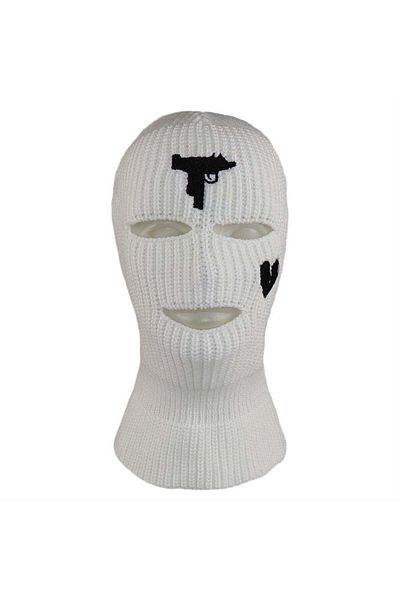 Karakedi Uzi Heart Unisex Snow Mask