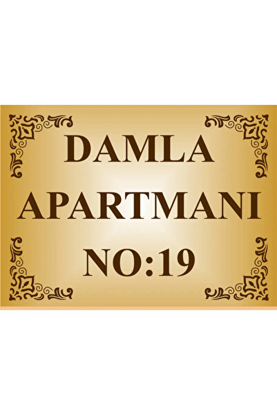 sıradışıhediyem Apartman site Isimliği Kapı Tabelası villa isimliği apart isi...